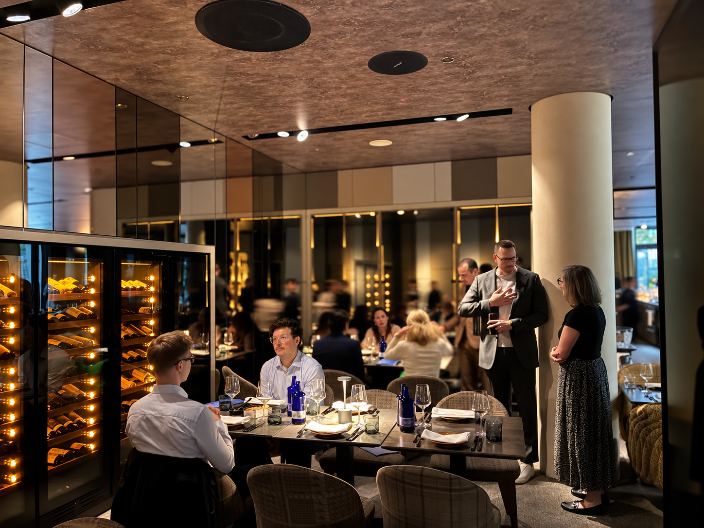 Guests at the casepal dinner in Frankfurt