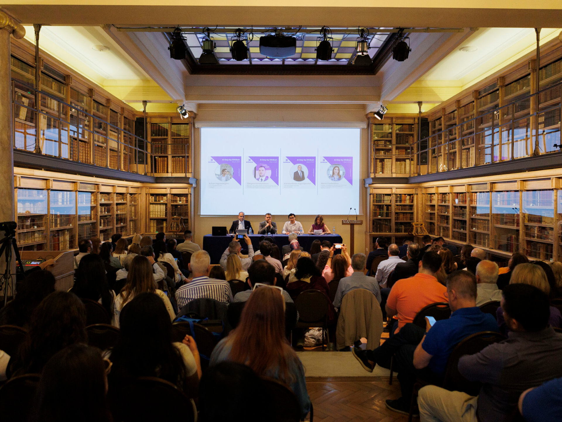 On the panel at AI Day by Ethikon in Athens